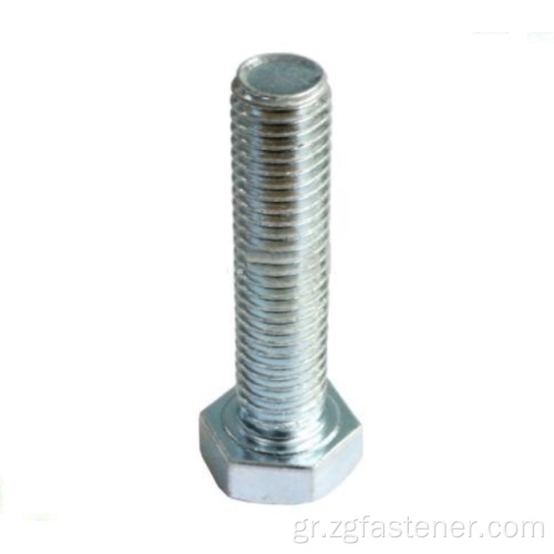 Hex Bolts Carbon Steel Βαθμός 8.8 HDG DIN933 BOLTS